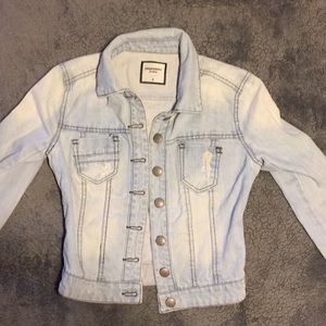 light wash denim jacket